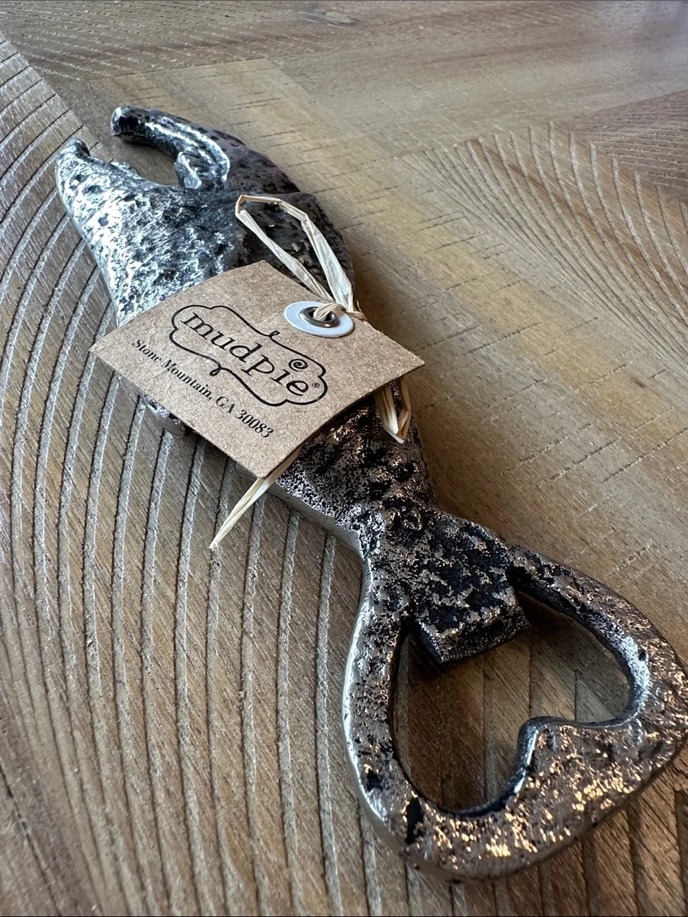 Mud Pie Crab Bottle Opener Coastal Nautical Metal Bar Tool NWT